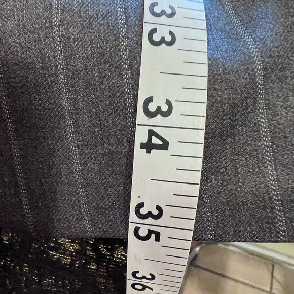 Brooks Bothers X Loro Piana Pinstriped Gray Wool Suit Size 44 X 38 - Picture 12 of 16